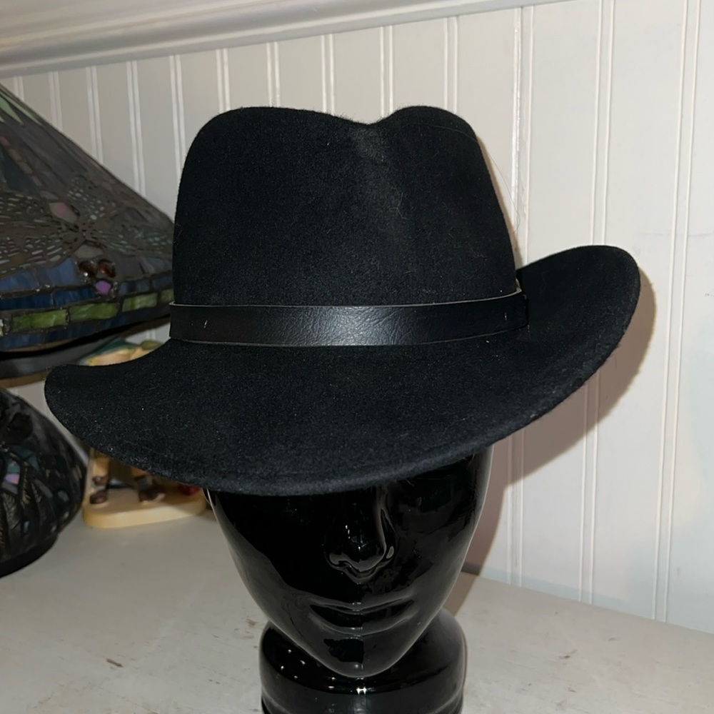 Pendleton Black Wool Outback Hat - image 2